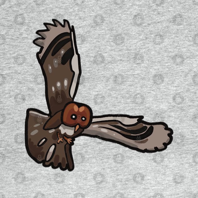 Tawny owl cartoon by Nigh-designs